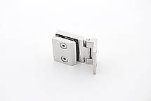 Петля скло-стіна без фіксації полірована неіржавка сталь (КП827 ПСС), фото 4