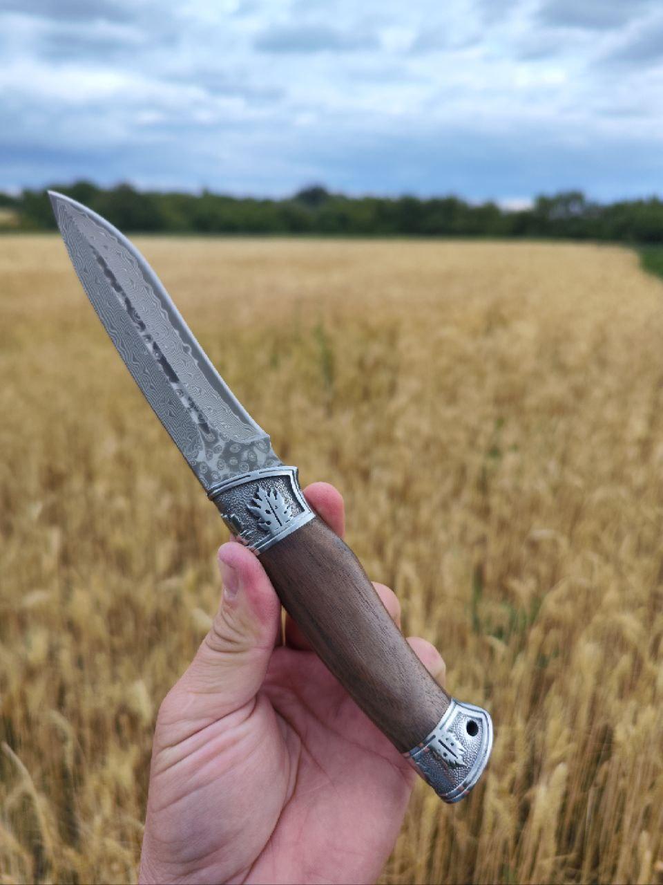 Ніж з дамаської сталі 2893
