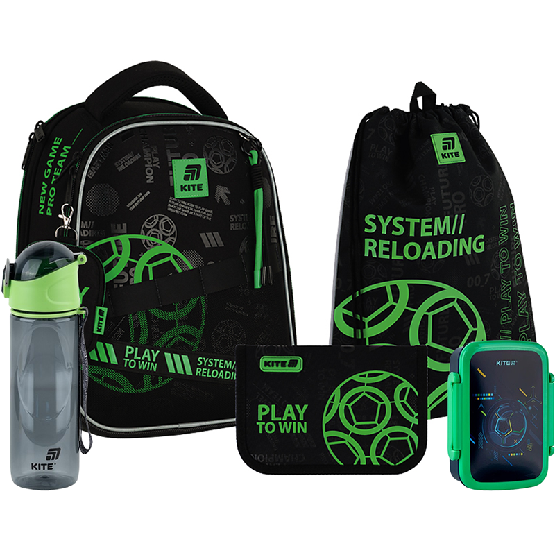 Шкільний набір Kite 5 в 1 Education Play&Win SET_K25-555S-2, фото 1