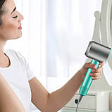 Фен для волосся 3в1 VGR V-440 Стайлер з магнітними насадками для швидкого сушіння та укладання волосся 1400W Зелений, фото 7