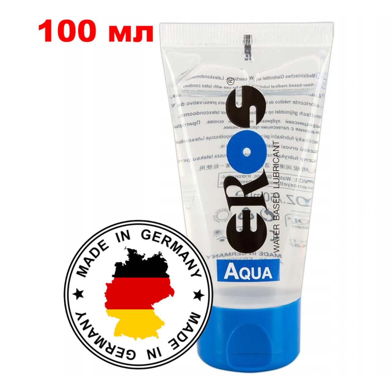 Секс лубрикант на водній основі Eros Aqua 100 мл, фото 1