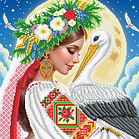 Схема для вишивки бісером ,, Щастя моє, Лелеко...,, Cб-3-155