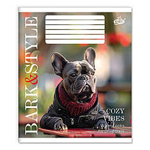 Зошит 36 арк. клітинка "Бріск" / Модні песики, фото 2