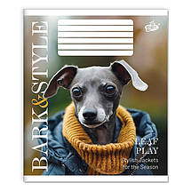 Зошит 36 арк. клітинка "Бріск" / Модні песики, фото 3