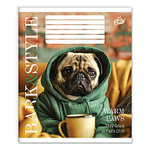 Зошит 36 арк. клітинка "Бріск" / Модні песики, фото 5