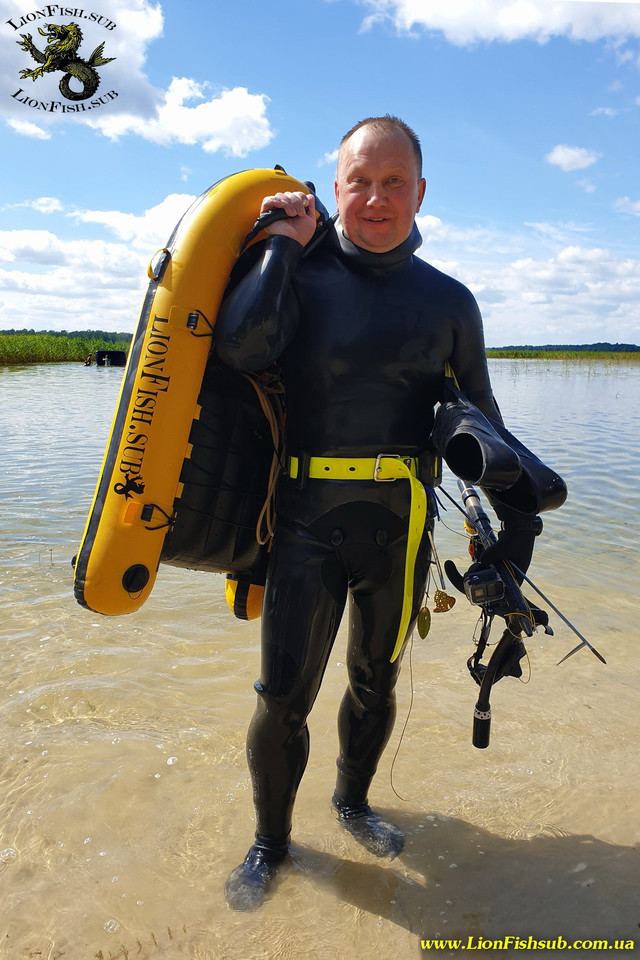 Буй - Плот LionFish.sub, Мини-Лодка для подводного охотника