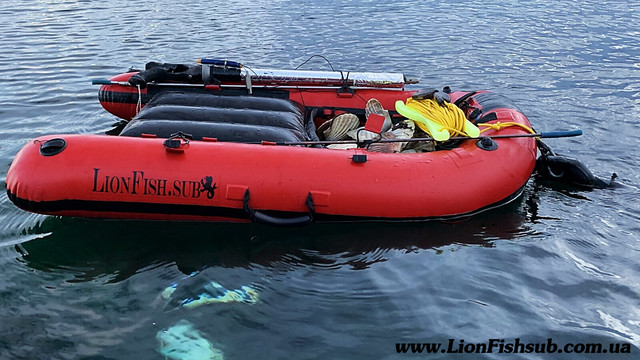 Буй - Плот LionFish.sub, Мини-Лодка для подводного охотника
