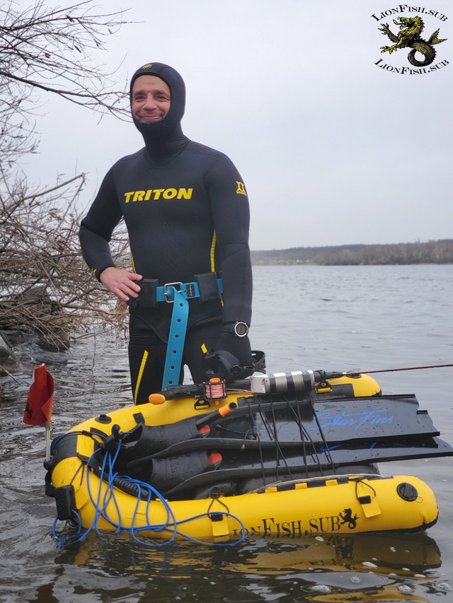 Буй - Плот LionFish.sub, Мини-Лодка для подводного охотника