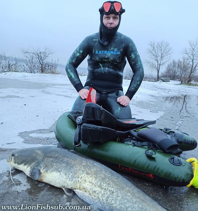 Буй - Плот LionFish.sub, Мини-Лодка для подводного охотника