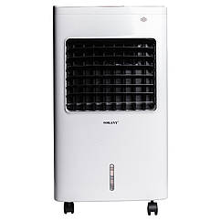 Мобільний кондиціонер охолоджувач повітря 75 Вт з іонізацією, таймером і баком 9 л — портативний охолоджувач