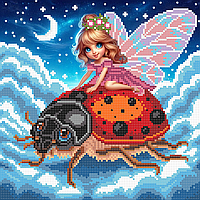 Схема для вишивки бісером,, Ельф Хмариночка,, Сб-4-1079