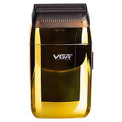 Професійний електробритва шейвер VGR V-399 бездротова з led-індикатором акумуляторна