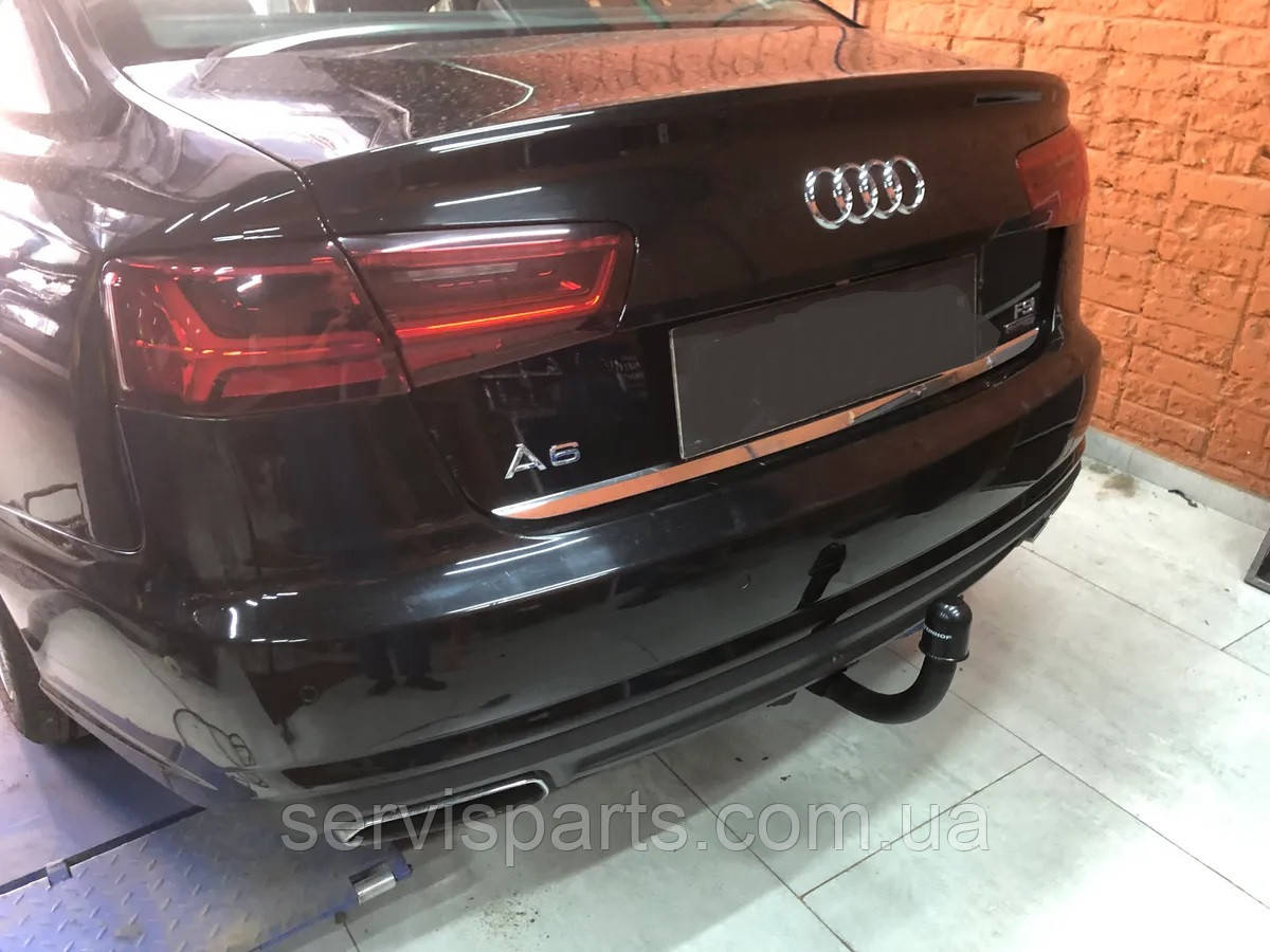Фаркоп Audi A6 C7 седан 2011-2018 (Quattro, Allroad) швидкознімний гак на ключах