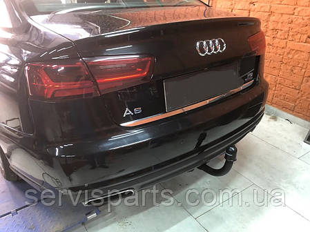 Фаркоп Audi A6 C7 седан 2011-2018 (Quattro, Allroad) швидкознімний гак на ключах, фото 1