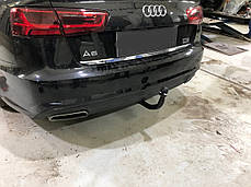 Фаркоп Audi A6 C7 седан 2011-2018 (Quattro, Allroad) швидкознімний гак на ключах, фото 3