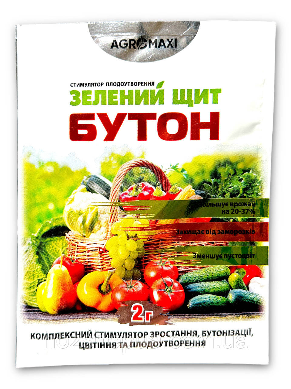 Стимулятор росту рослин Зелений щит Бутон сп Agromaxi (Агромаксі), 2 г