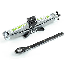 Домкрат-ромб з тріскачкою 1,5т / гумова подушка "Білавто" DM15T /110-390мм (6шт/ящ)