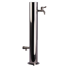 СОНЯЧНА садова колонка кругла 5л, 100 мм. ТМ "Rivnyna" Standart 2, Плоский