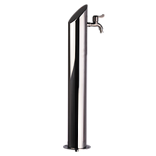 СОНЯЧНА садова колонка кругла 5л, 100 мм. ТМ "Rivnyna" Standart 1, Овал