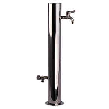 Садова колонка кругла Standart 100х100мм Rivnyna 2, Плоский