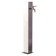 Сонячна садова колонка квадратна Standart 7л, 100х100 мм Rivnyna