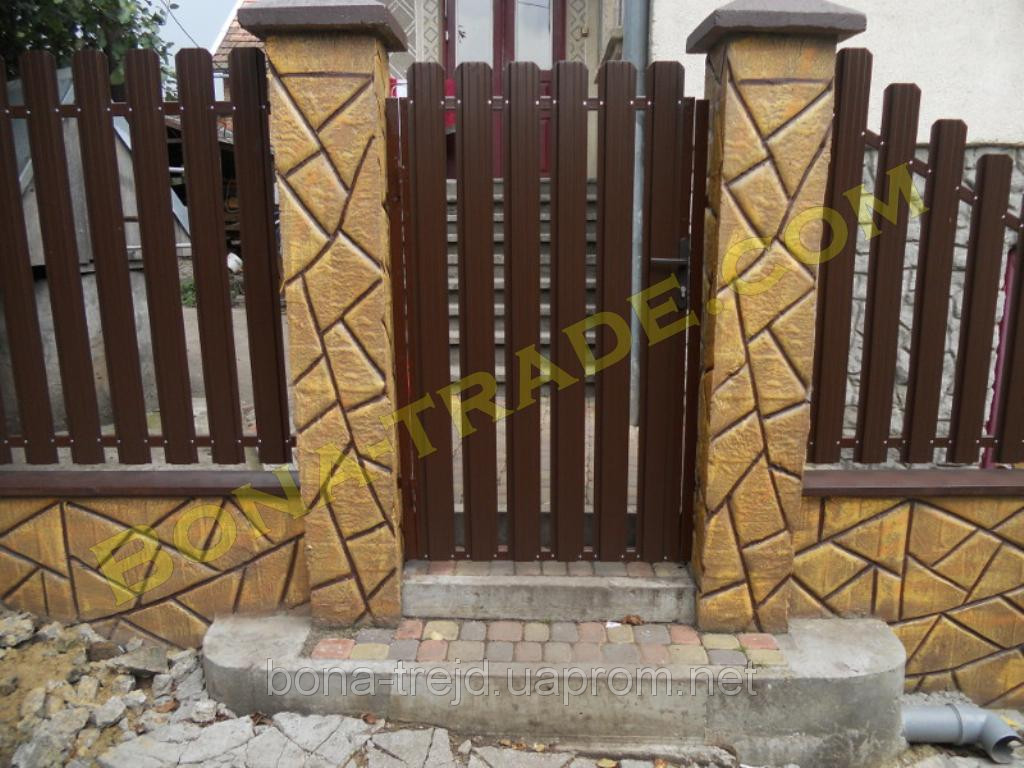 Оградження штакетного типу з металу