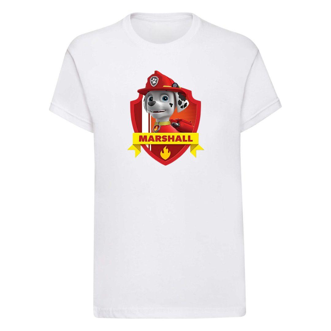 Дитяча футболка з принтом Щенячий патруль Маршал, фото 1
