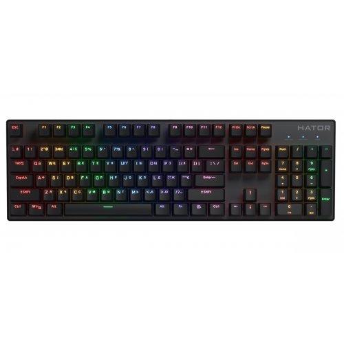 Клавіатура механічна HATOR Mecha Rainbow Black (HTK104UA)