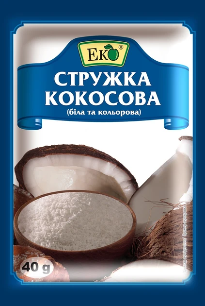 Кокосова стружка Еко (біла) 40г