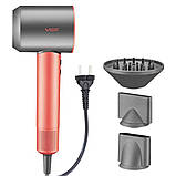 Фен з магнітними насадкам для волосся 3в1 VGR V-440 Стайлер для швидкого сушіння та укладання волосся 1400W, фото 6