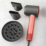 Фен з магнітними насадкам для волосся 3в1 VGR V-440 Стайлер для швидкого сушіння та укладання волосся 1400W, фото 10