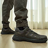 44р Кросівки чоловічі кольору хакі демісезонні (Сгк-11-4), фото 2