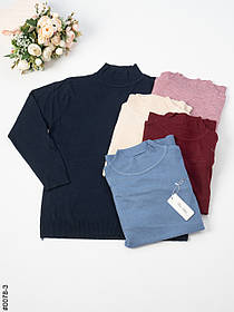 МІКС 0078-3 Жіночій гольф батал (мікс кольорів 5 од: 54-60 універсальний)