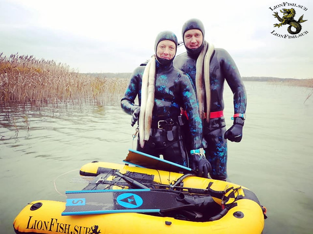 Буй Плот LionFish.sub для Подводной Охоты, Дайвинга Мини Лодка от известного бренда LionFish.sub