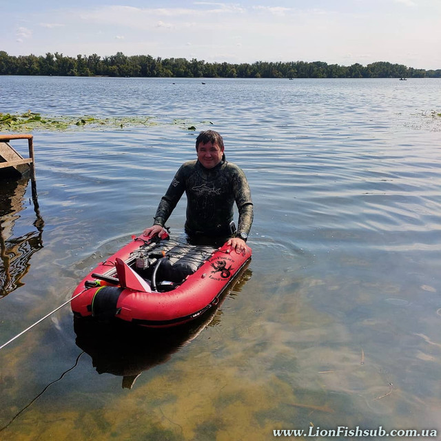 Буй Плот LionFish.sub для Подводной Охоты, Дайвинга Мини Лодка от известного бренда LionFish.sub