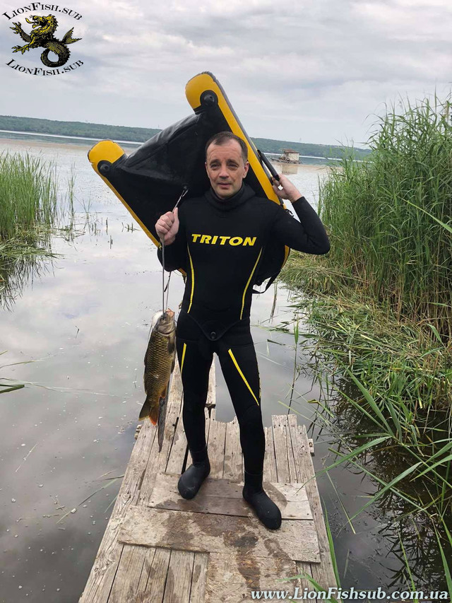 Буй Плот LionFish.sub для Подводной Охоты, Дайвинга Мини Лодка от известного бренда LionFish.sub