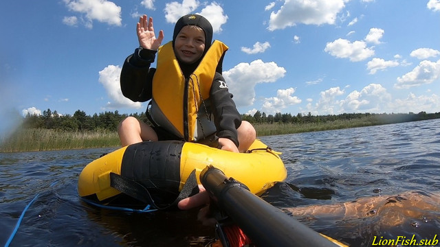 Буй Плот LionFish.sub для Подводной Охоты, Дайвинга Мини Лодка от известного бренда LionFish.sub