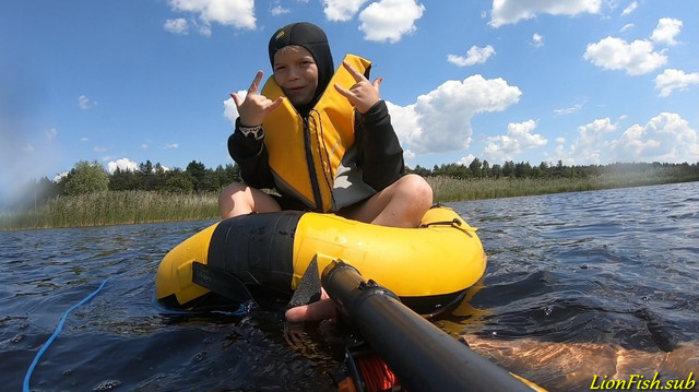 Буй Плот LionFish.sub для Подводной Охоты, Дайвинга Мини Лодка от известного бренда LionFish.sub
