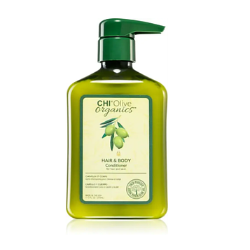 Зволожуючий кондиціонер для волосся та тіла CHI Olive Organics Hair And Body Conditioner, 340 мл (CH-32)