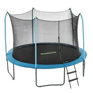Батут дитячий (зі сходами, 366 х 278 см) Bestway 59104 | Батут на пружинах