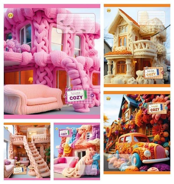 Зошит 24арк. лін. /ТВ/ "House cozy" №ТА52307(20)(320)