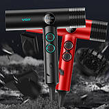 Фен з магнітними насадкам для волосся 3в1 VGR V-401 Стайлер для швидкого сушіння та укладання волосся, фото 4