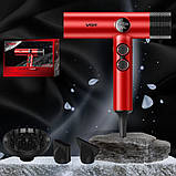 Фен з магнітними насадкам для волосся 3в1 VGR V-401 Стайлер для швидкого сушіння та укладання волосся, фото 7