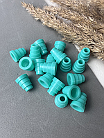 Кінцевик для шнура Піраміда Бірюза