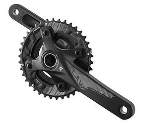 Комплект шатунів PROWHEEL CLAW-551-TT, (11S/10S/9S), 175mm, 36/26T black