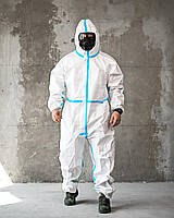 Захисний комбінезон костюм білий хімзахист одяг хімічного захисту