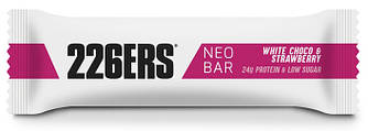 Батончик 226ERS Neo Protein білий шоколад/полуниця 50г
