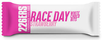 Батончик 226ERS Race Day Choco bits Energy білий шоколад/полуниця 40г