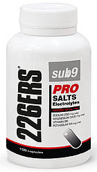 Сольові таблетки 226ERS Sub9 Pro Electrolytes з кофеїном 100капсул/уп