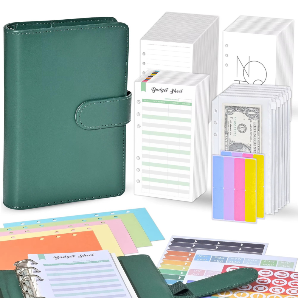 Блокнот-планер для грошей формат А6, планер бюджету та зберігання фінансів, органайзер для ведення обліку доходу, фото 1